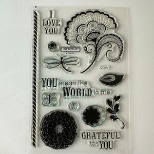 My Acrylix Spring Stamps CTMH Pemberley Workshop c1491